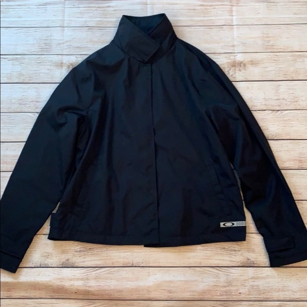Oakley Women's Black Windbreaker Size L
